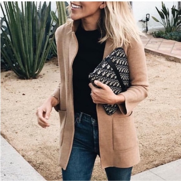 J. Crew Sweaters - J. CREW Sophie Open Front Cardigan Sweater Blazer